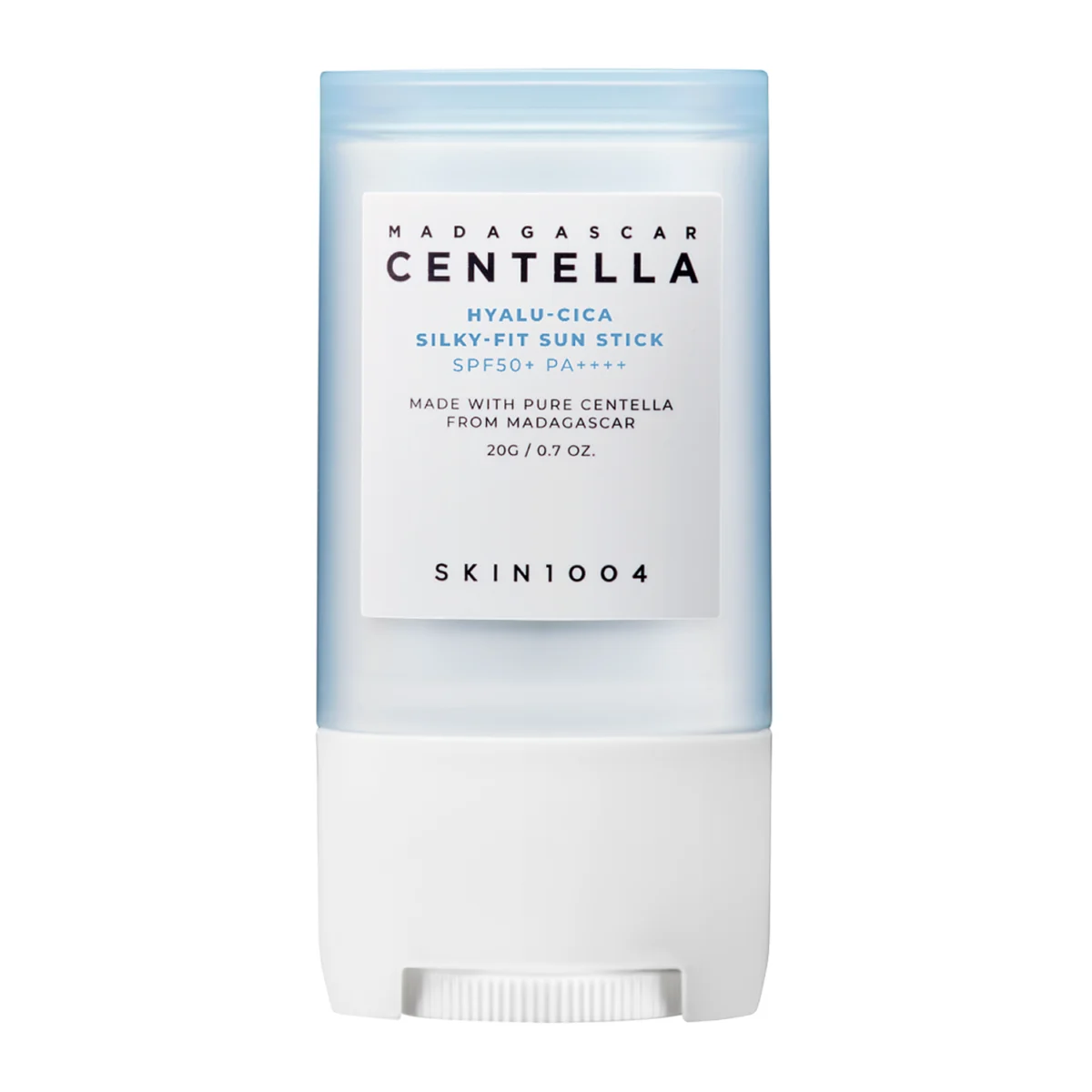 skin1004-madagascar-centella-hyalu-cica-silky-fit-sun-stick-spf50 skin1004-sontsezakhysnyy-stik-z-tsentelloyu-i-hialuronovoyu-kyslotoyu