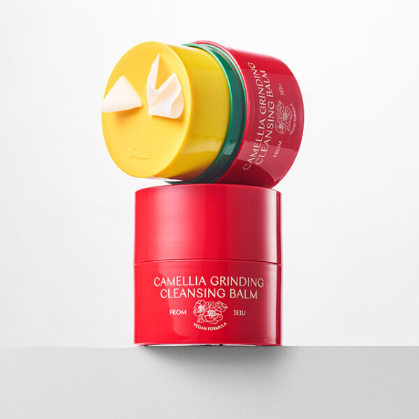 текстура Гідрофільного бальзаму CuSkin Camellia Grinding Cleansing Balm 50 мл