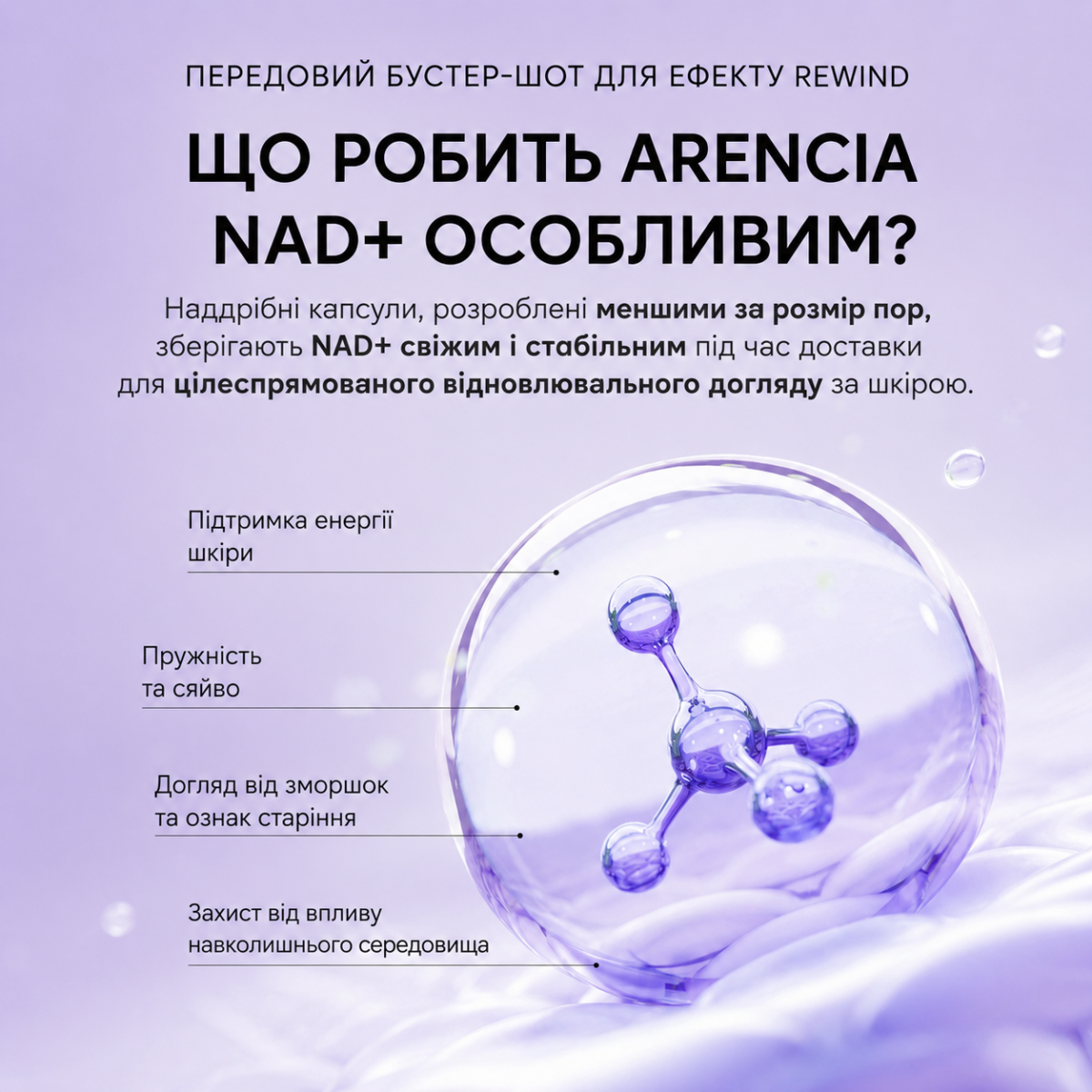 Сироватка Arencia NAD+ Booster INFO (2)